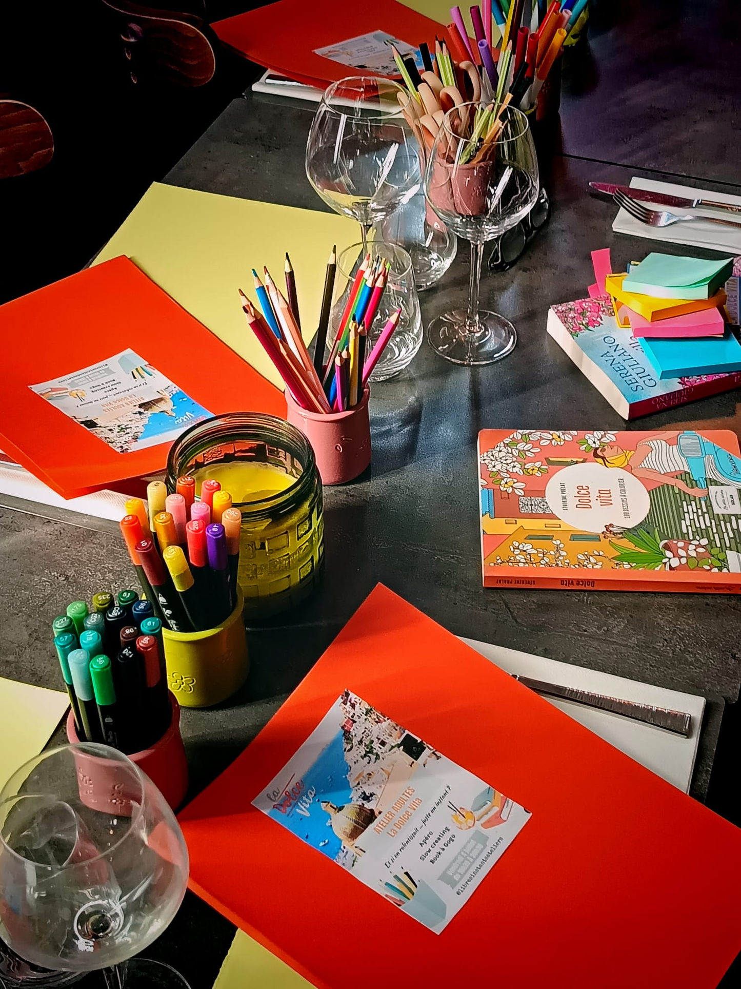 Atelier Adultes - voyage littéraire - La Dolce Vita
