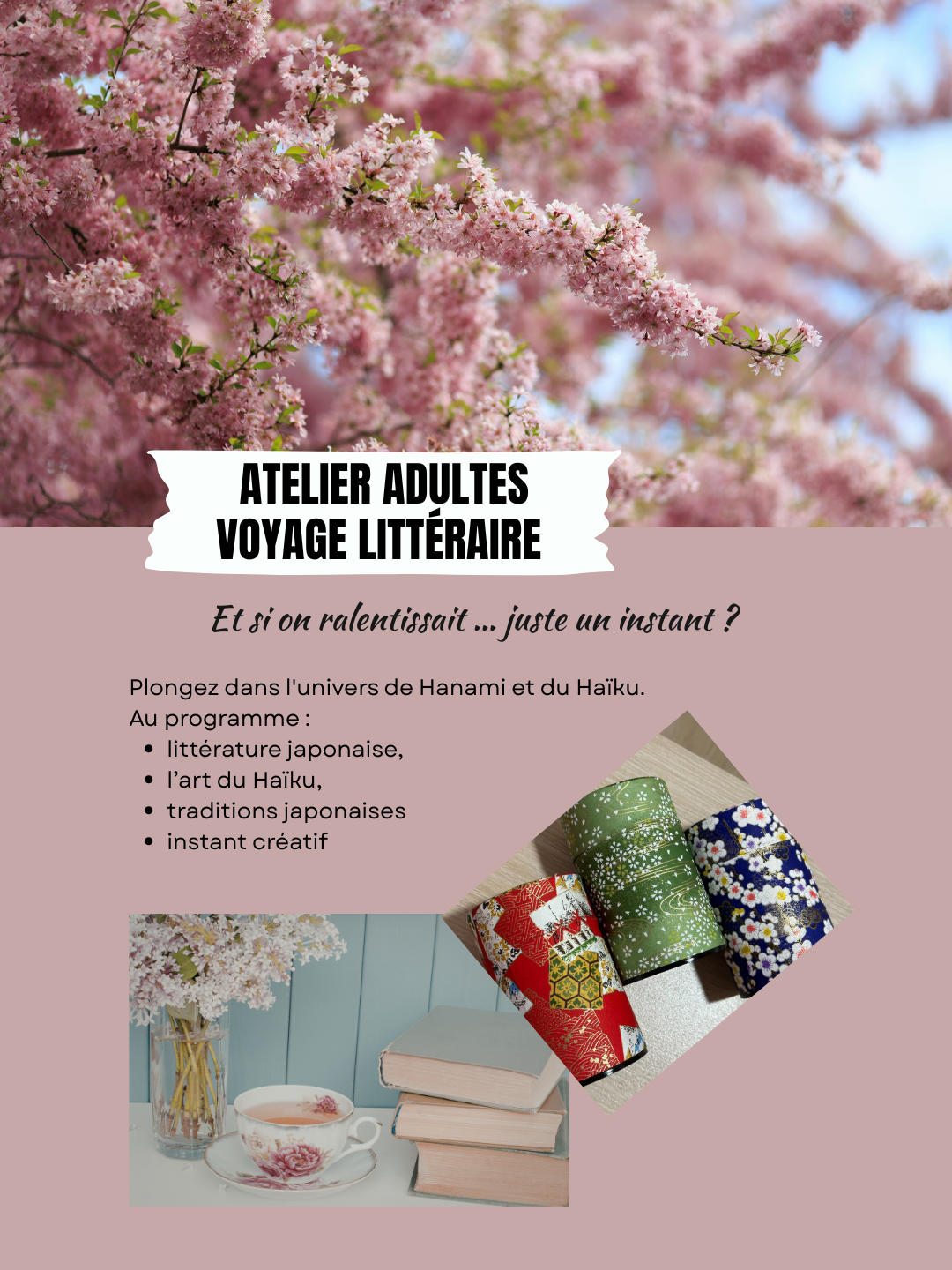 Atelier Adultes - voyage littéraire - Japon